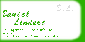 daniel lindert business card